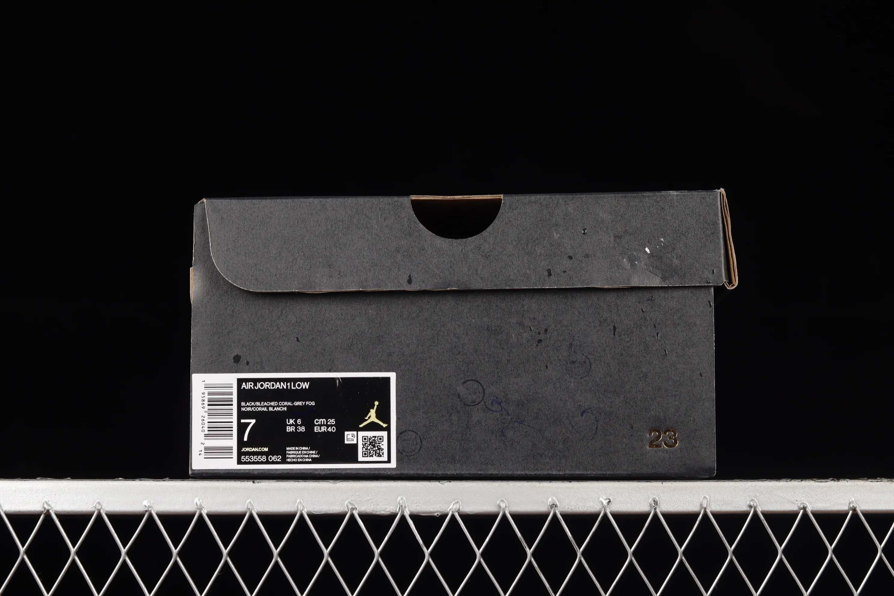 All categories Air Jordan Jordan series basketball shoes Air Jordan 1 Low G version pure original Air Jordan 1 Low AJ1 Joe 1 white black pink sports culture basketball shoes 553558-062